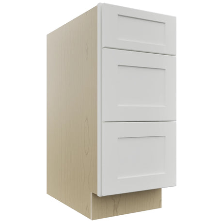 Fabuwood Galaxy Frost DB15 Base 3 Drawers Cabinet, Front View