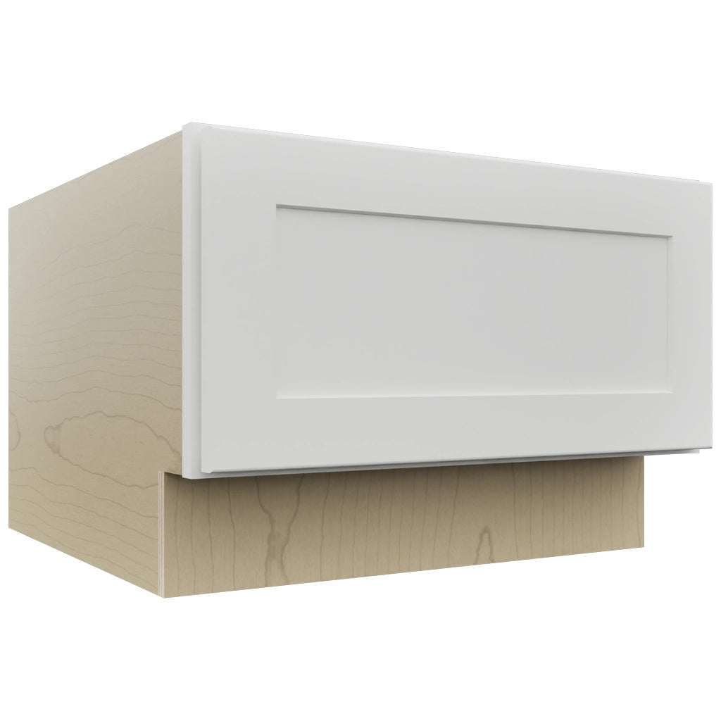 Fabuwood Galaxy Frost DBS24 Base Bench Seat Cabinet, Front View