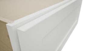 Fabuwood Galaxy Frost DBS30 Base Bench Seat Cabinet, Detail View