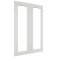 Fabuwood Galaxy Frost DS DFG2436 Wall Prepped Door, Front View
