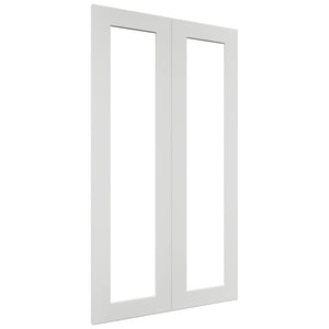 Fabuwood Galaxy Frost DS DFG2442 Wall Prepped Door, Front View