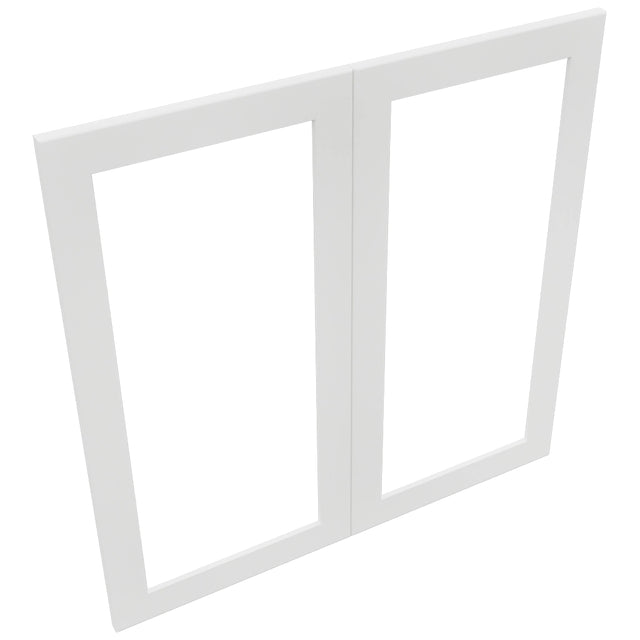 Fabuwood Galaxy Frost DS DFG3636 Wall Prepped Door, Top View