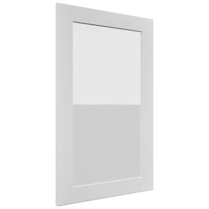 Fabuwood Galaxy Frost DS GDW1830 Wall Glass Door, Front View