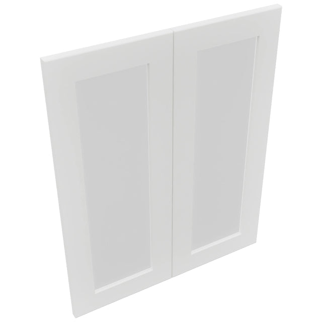 Fabuwood Galaxy Frost DS GDW2430 Wall Glass Door, Top View