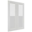 Fabuwood Galaxy Frost DS GDW2436 Wall Glass Door, Front View
