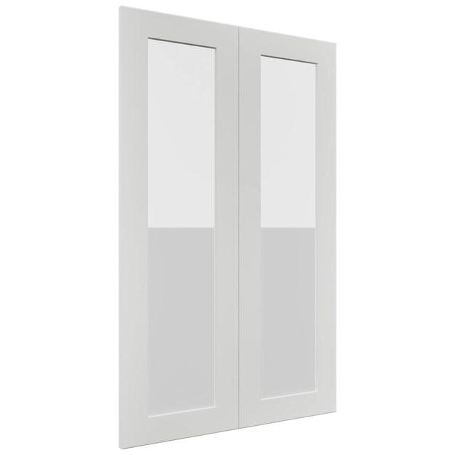 Fabuwood Galaxy Frost DS GDW2439 Wall Glass Door, Front View