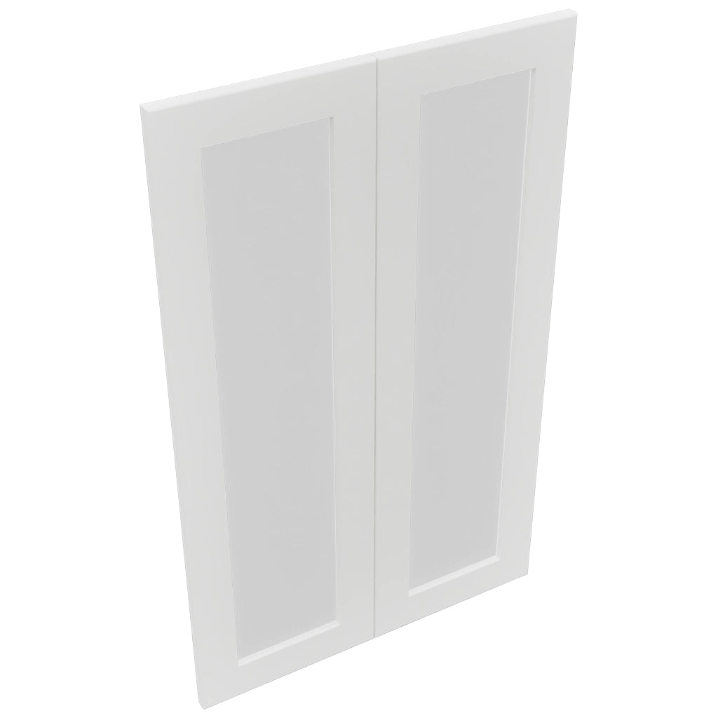 Fabuwood Galaxy Frost DS GDW2439 Wall Glass Door, Top View
