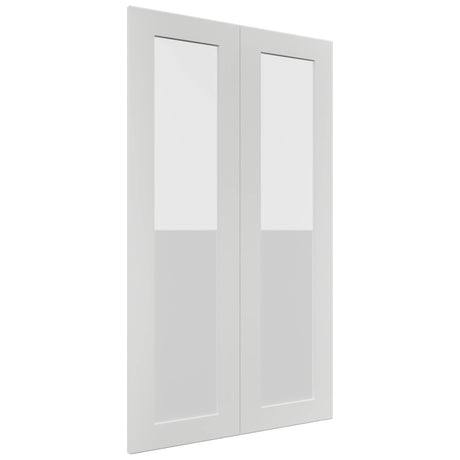 Fabuwood Galaxy Frost DS GDW2442 Wall Glass Door, Front View
