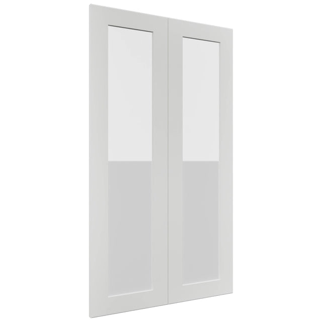 Fabuwood Galaxy Frost DS GDW2442 Wall Glass Door, Front View