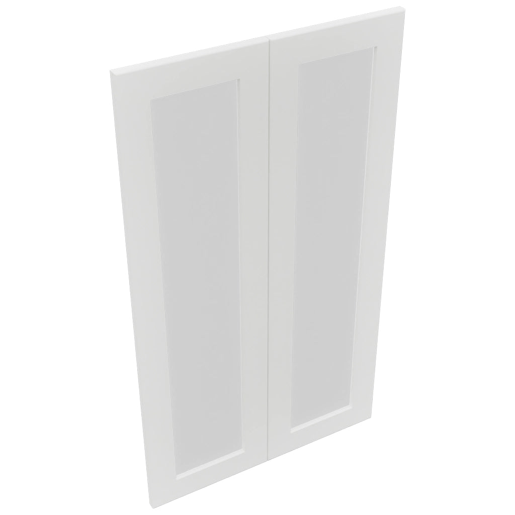 Fabuwood Galaxy Frost DS GDW2442 Wall Glass Door, Top View