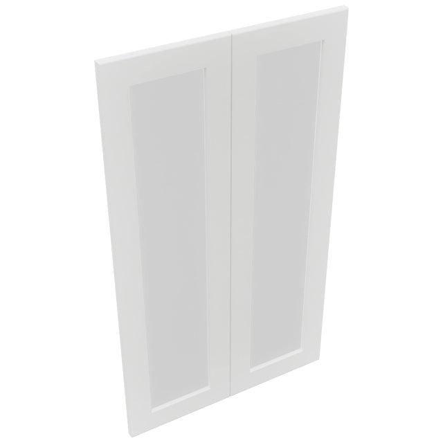 Fabuwood Galaxy Frost DS GDW2442 Wall Glass Door, Top View