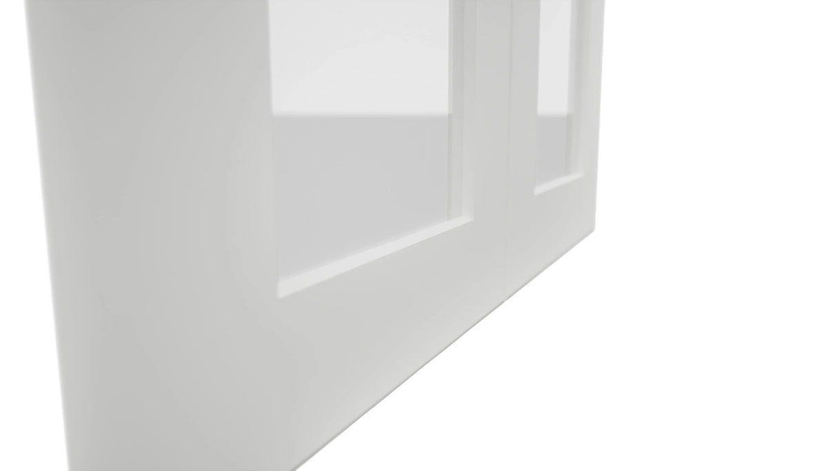 Fabuwood Galaxy Frost DS GDW2442 Wall Glass Door, Detail View