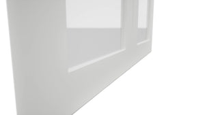 Fabuwood Galaxy Frost DS GDW3030 Wall Glass Door, Detail View