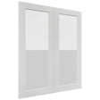 Fabuwood Galaxy Frost DS GDW3036 Wall Glass Door, Front View