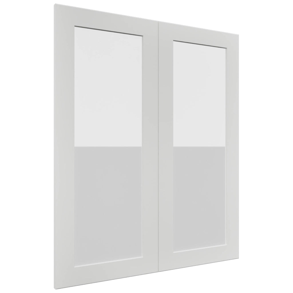 Fabuwood Galaxy Frost DS GDW3036 Wall Glass Door, Front View
