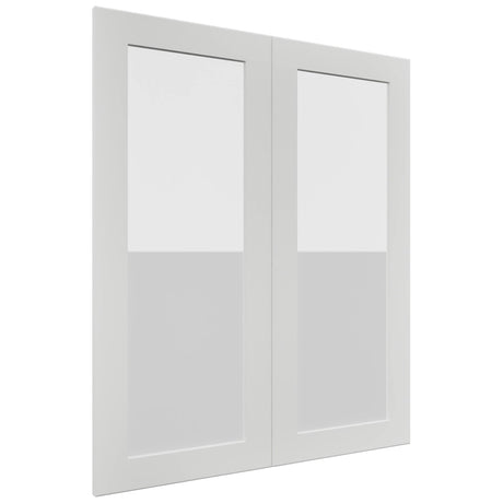 Fabuwood Galaxy Frost DS GDW3036 Wall Glass Door, Front View