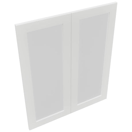 Fabuwood Galaxy Frost DS GDW3036 Wall Glass Door, Top View