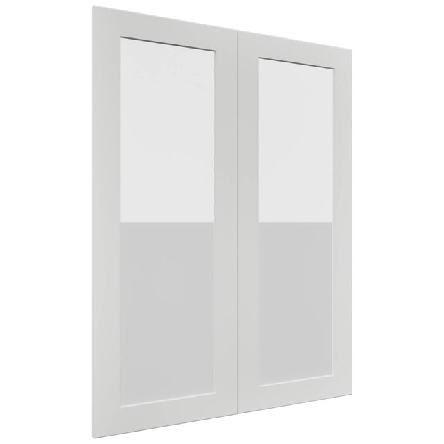Fabuwood Galaxy Frost DS GDW3039 Wall Glass Door, Front View