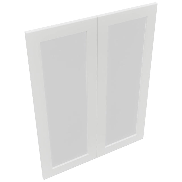 Fabuwood Galaxy Frost DS GDW3039 Wall Glass Door, Top View