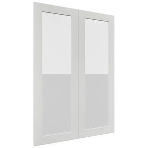 Fabuwood Galaxy Frost DS GDW3042 Wall Glass Door, Front View