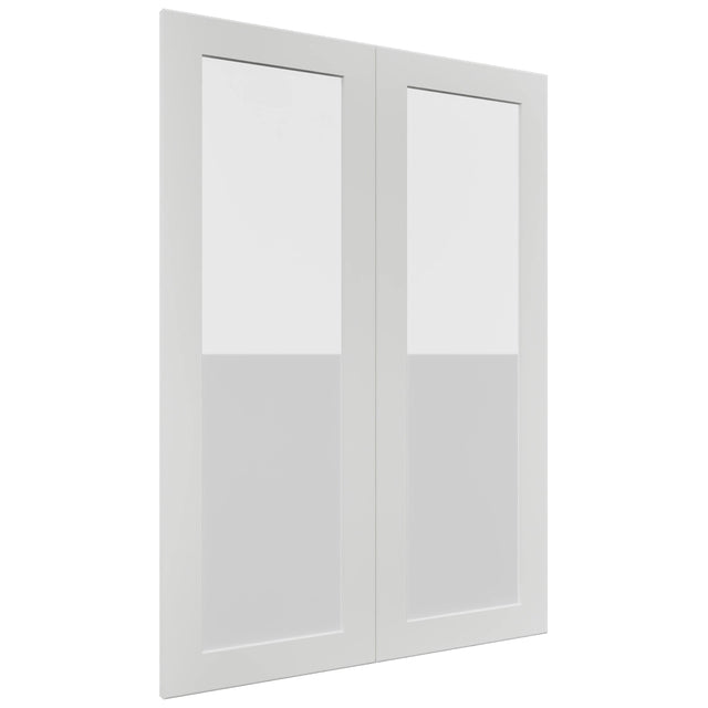 Fabuwood Galaxy Frost DS GDW3042 Wall Glass Door, Front View
