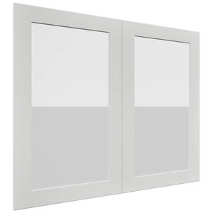 Fabuwood Galaxy Frost DS GDW3630 Wall Glass Door, Front View