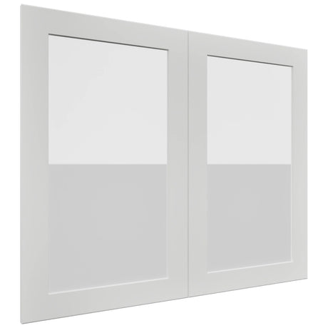Fabuwood Galaxy Frost DS GDW3630 Wall Glass Door, Front View