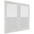 Fabuwood Galaxy Frost DS GDW3636 Wall Glass Door, Front View