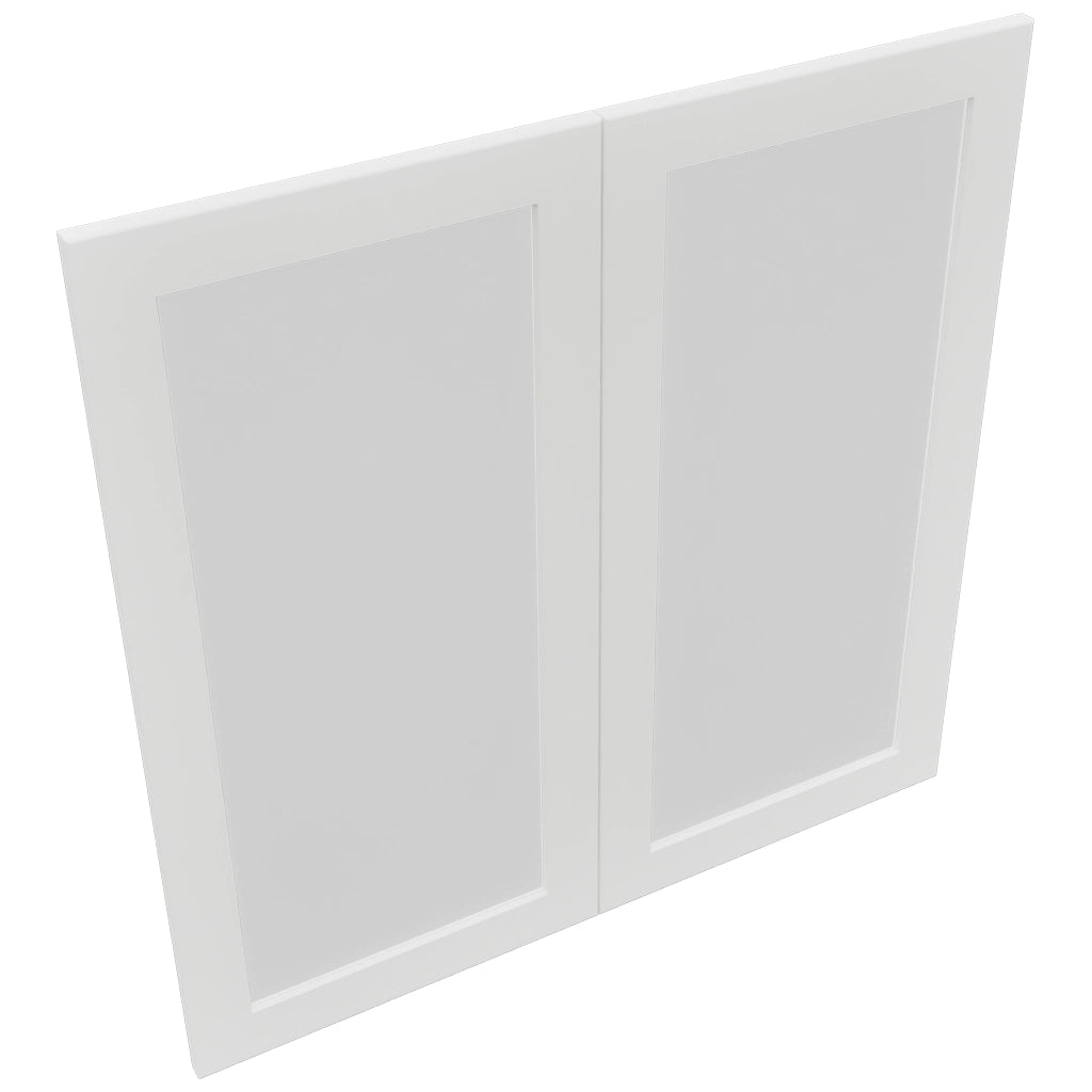 Fabuwood Galaxy Frost DS GDW3636 Wall Glass Door, Top View