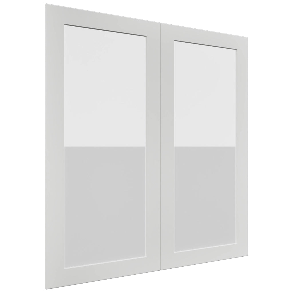 Fabuwood Galaxy Frost DS GDW3639 Wall Glass Door, Front View