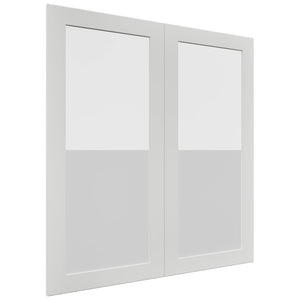 Fabuwood Galaxy Frost DS GDW3639 Wall Glass Door, Front View