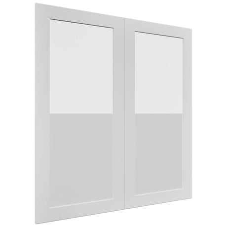 Fabuwood Galaxy Frost DS GDW3639 Wall Glass Door, Front View