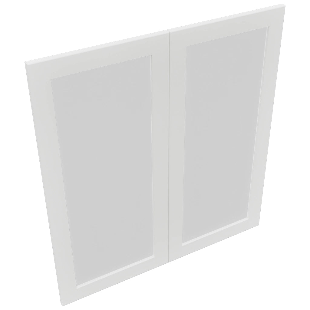 Fabuwood Galaxy Frost DS GDW3639 Wall Glass Door, Top View