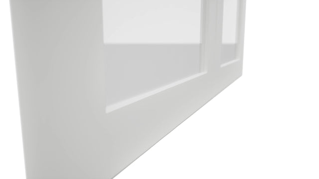 Fabuwood Galaxy Frost DS GDW3639 Wall Glass Door, Detail View