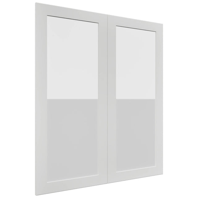 Fabuwood Galaxy Frost DS GDW3642 Wall Glass Door, Front View