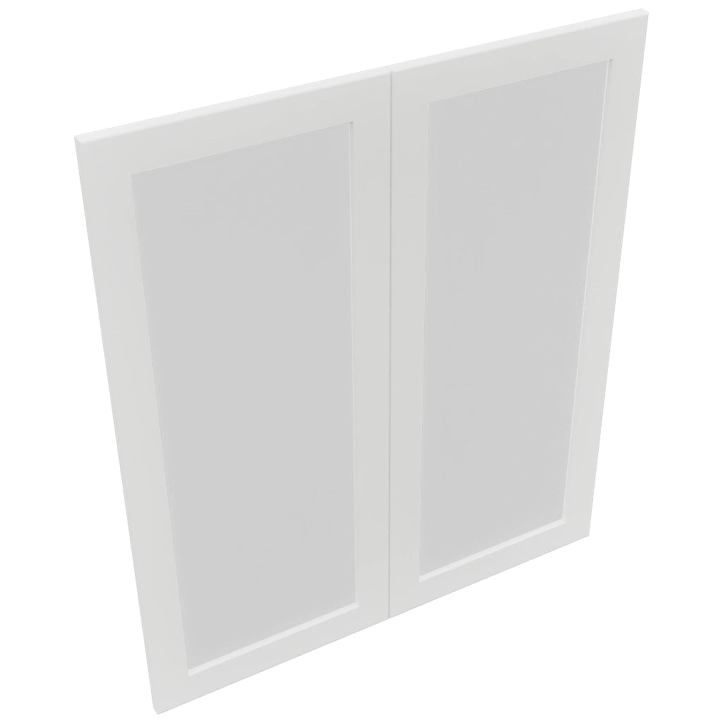 Fabuwood Galaxy Frost DS GDW3642 Wall Glass Door, Top View