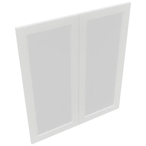 Fabuwood Galaxy Frost DS GDW3642 Wall Glass Door, Top View