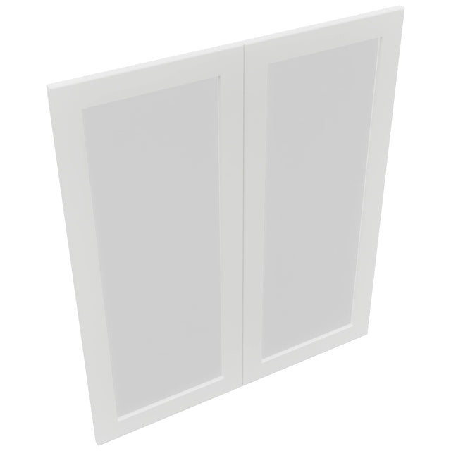 Fabuwood Galaxy Frost DS GDW3642 Wall Glass Door, Top View