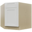Fabuwood Galaxy Frost DSB36 Base Corner Diagonal Sink Cabinet, Front View
