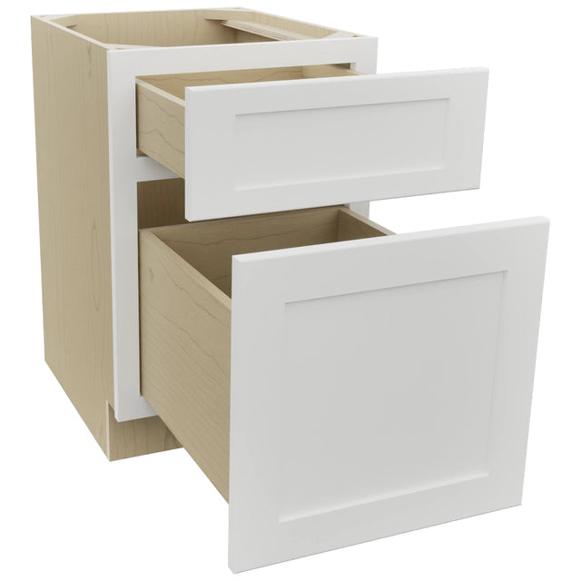Fabuwood Galaxy Frost FD18 Vanity Desk, Open View