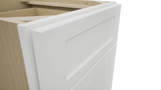 Fabuwood Galaxy Frost FD18 Vanity Desk, Detail View