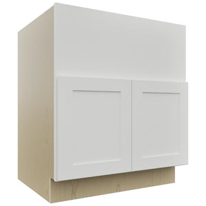 Fabuwood Galaxy Frost FS30 Base Farm Sink Cabinet, Front View