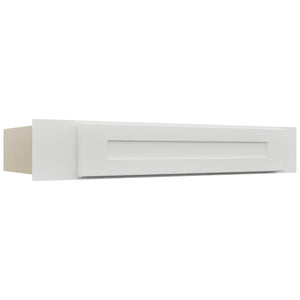 Fabuwood Galaxy Frost KD30 Vanity Desk, Front View