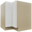 Fabuwood Galaxy Frost LSB33 Base Corner Lazy Susan Cabinet, Front View