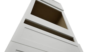Fabuwood Galaxy Frost OC3393C Tall Oven Cabinet Combo, Detail View