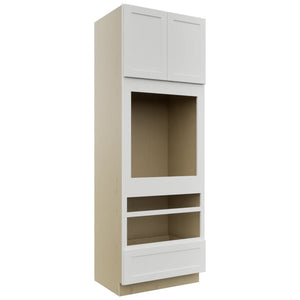 Fabuwood Galaxy Frost OC3396D Tall Oven Cabinet Double, Front View