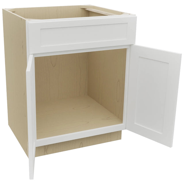 Fabuwood Galaxy Frost SB27 Base Sink Cabinet, Open View
