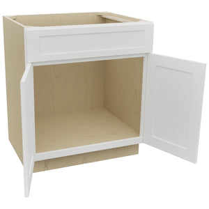 Fabuwood Galaxy Frost SB30 Base Sink Cabinet, Open View