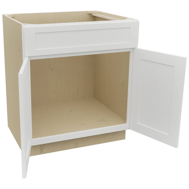 Fabuwood Galaxy Frost SB30 Base Sink Cabinet, Open View