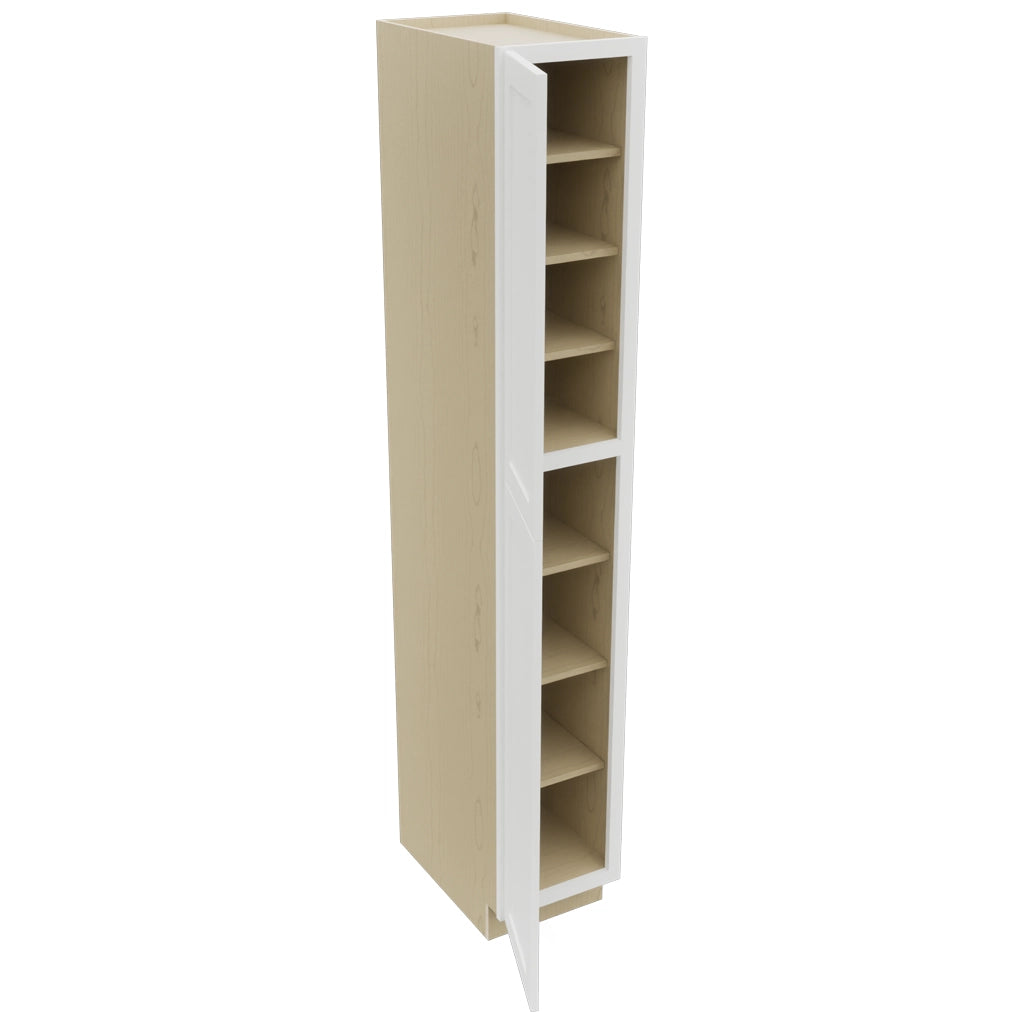 Fabuwood Galaxy Frost TP152493 Tall Pantry Cabinet, Open View